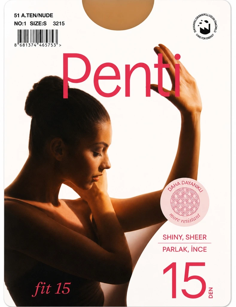 Penti Açık Ten Parlak İnce Külotlu Çorap No:1