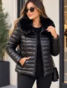 Robin Çift Taraflı Kürklü Şişme Mont – 2 Farklı Stil Tek Mont